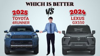 2025 Toyota 4runner vs 2024 Lexus GX550 | Toyota vs Lexus | Which is better