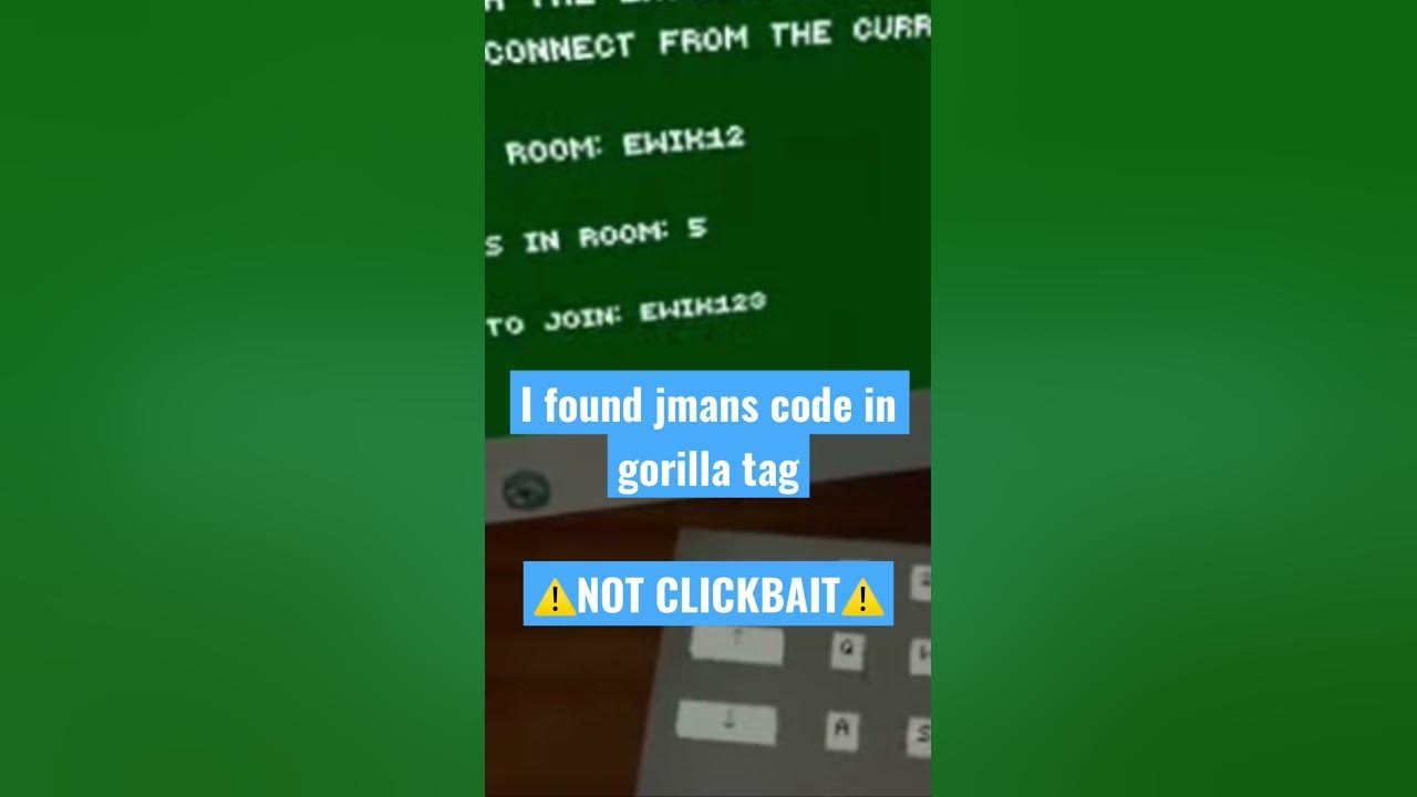 I found @jmancurly code in gorilla tag!🤯 #shorts #gtag #jman - YouTube