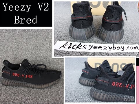 Buy Best Quality UA Yeezy Boost 350 V2 Bred Black Red
