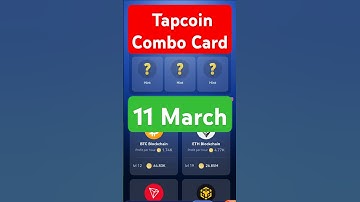 Tapcoin Combo 11 March | Tapcoin Bounty Combo | Tapcoin Today Combo |Tapcoin Daily Combo #tapcoin