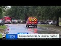 Houston rifle attack injures three motorists as police investigate shooting