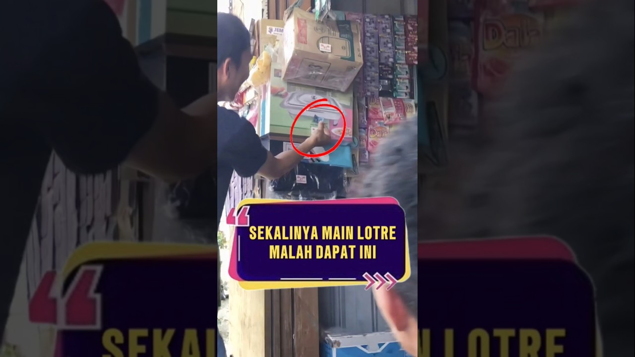 Sekalinya main lotre malah dapat ini ❗ 