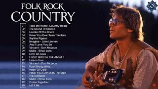 John Denver, Simon &amp; Garfunkel, Dan Fogelberg, CCR, Don McLean - Best Folk Rock Songs Ever