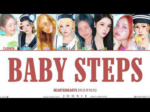 Hearts2Hearts (하츠투하츠) 'Baby Steps' (처음투성이) Lyrics (Color Coded Lyrics Han/Rom/Eng)