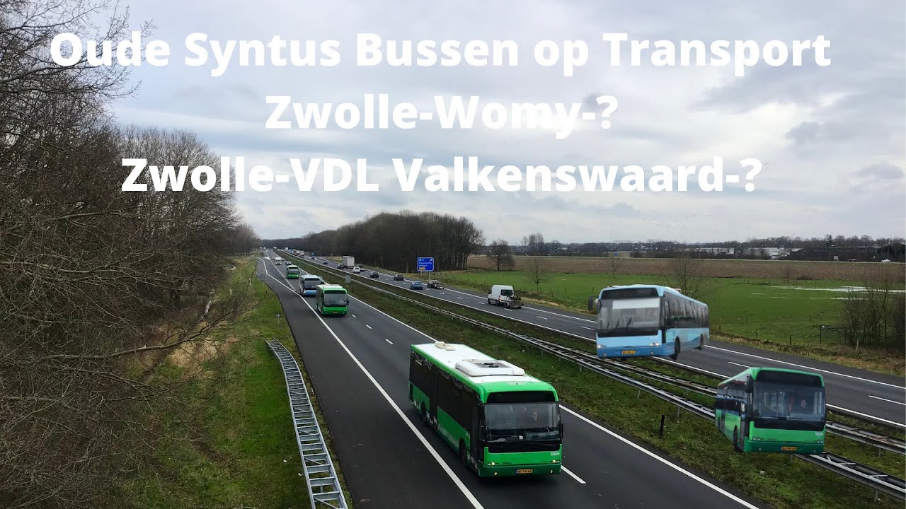 Oude Syntus bussen op transport