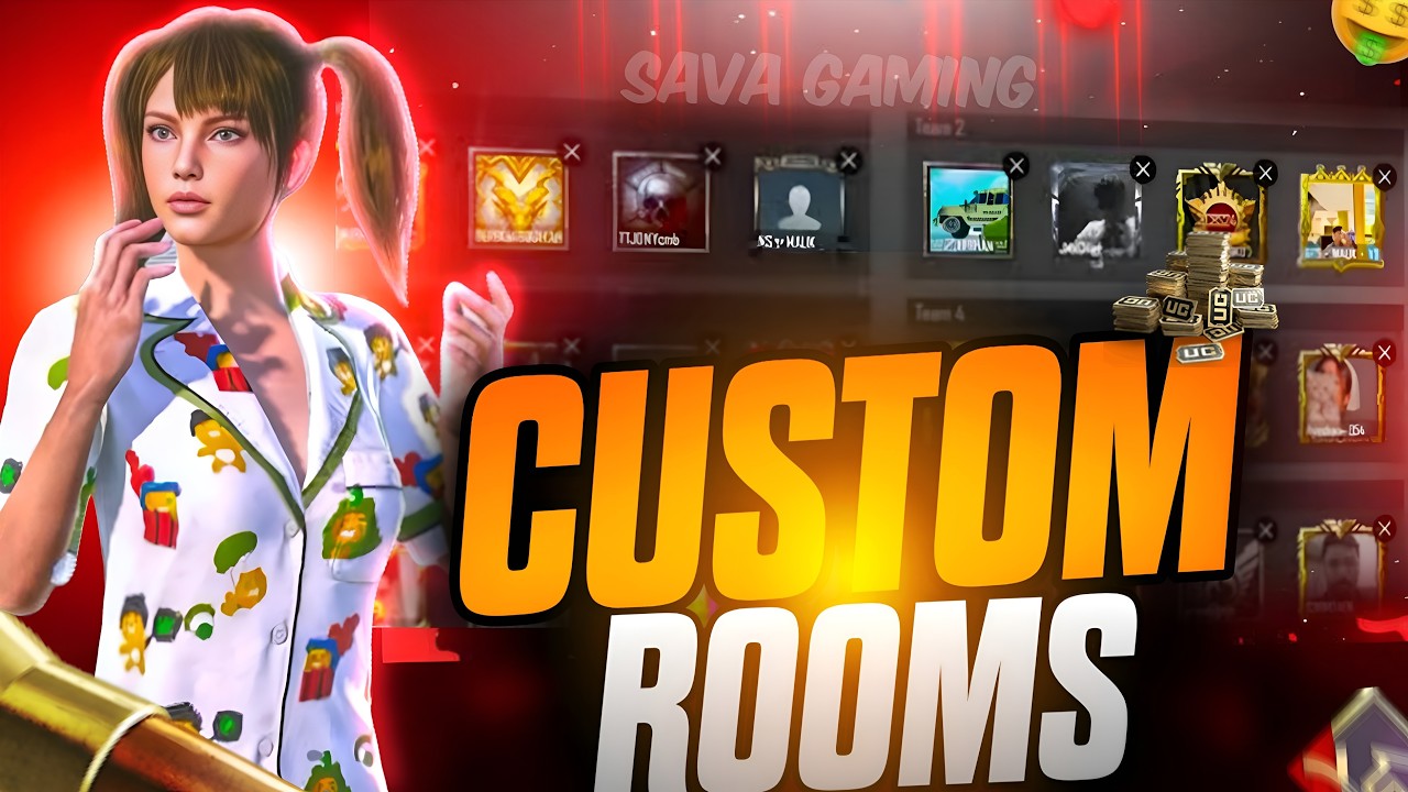 CUSTOMS ROOMS+TOURNMENT REGISTRATION ON LIVE #pubg #pubgmobile #live #ucgiveaway #customroom