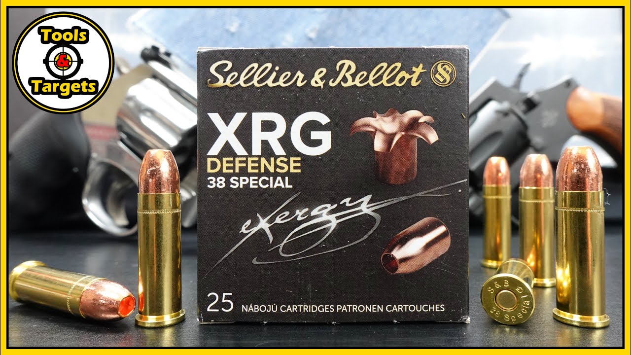 Эффективный провал?... Тест баллистического геля Sellier & Bellot XRG .38 Special для самообороны!