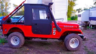 Mahindra ROXOR DFK Hard Cab review after the first Major Rainstorm