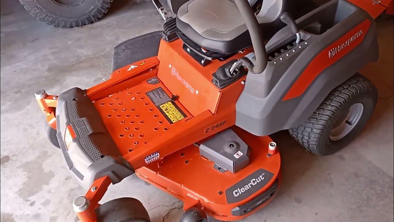 Husqvarna Z248F Zero Turn 7 hour review YouTube