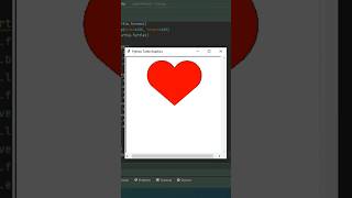 Draw a Real Heart ❤️ Using Python Turtle | #shorts #shortvideo #short #python #pythonturtle