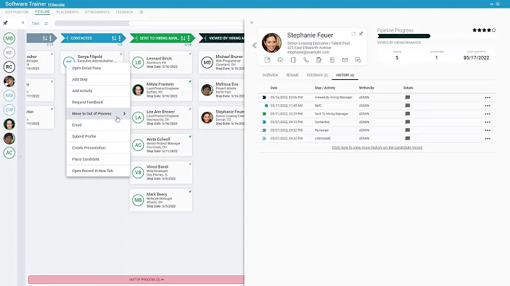 PCRecruiter Pipeline