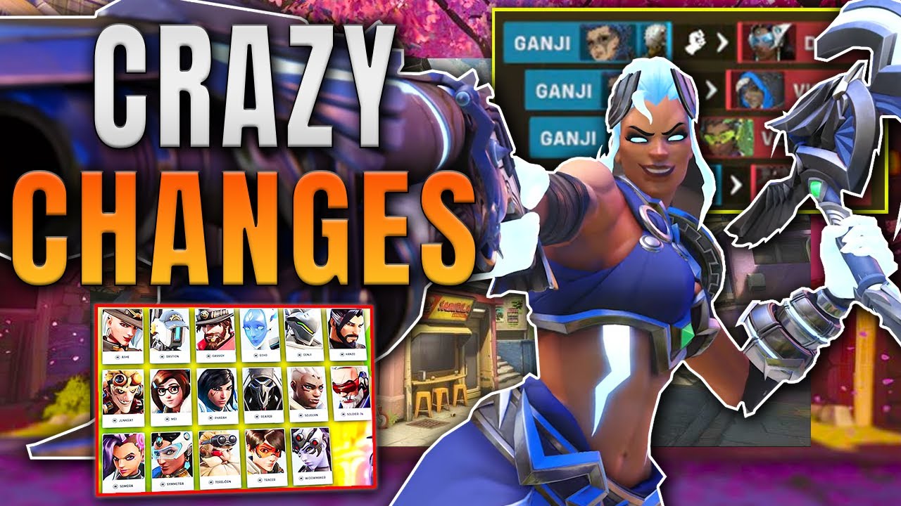 SEASON 2 BUFFS and NERFS - Doomfist, Sojourn, Ana, Bastion, Mercy, + NEW MAP and MORE (INSANE)