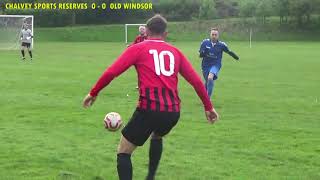 CHALVEY SPORTS RESERVES v OLD WINDSOR. 24-04-2024. East Berkshire Football League - Premier Division