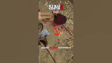 Who does it better? Blood trails in AC Shadows vs RDR2 #gaming #rdr2 #acshadows #shorts
