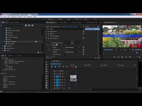 Video Cách chống rung cho video bằng Adobe Primiere CC - youtube