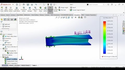 SolidWorks Tutorial : How to Apply Force in Simulation | Apply Force in SolidWorks Simulation