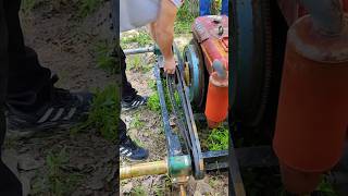 Small tips on how to pump water using two water pumps on one engine #shortvideo #pump