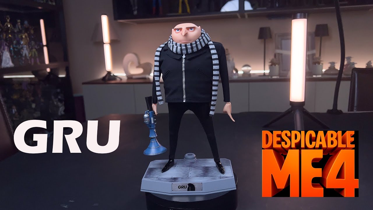 GRU Despicable Me 4 Action Figure Unboxing | GONG Collectible Toy