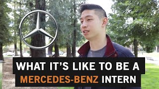 Mercedes Benz Intern - What It's Like & Advice