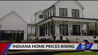 Home prices are rising across Indiana