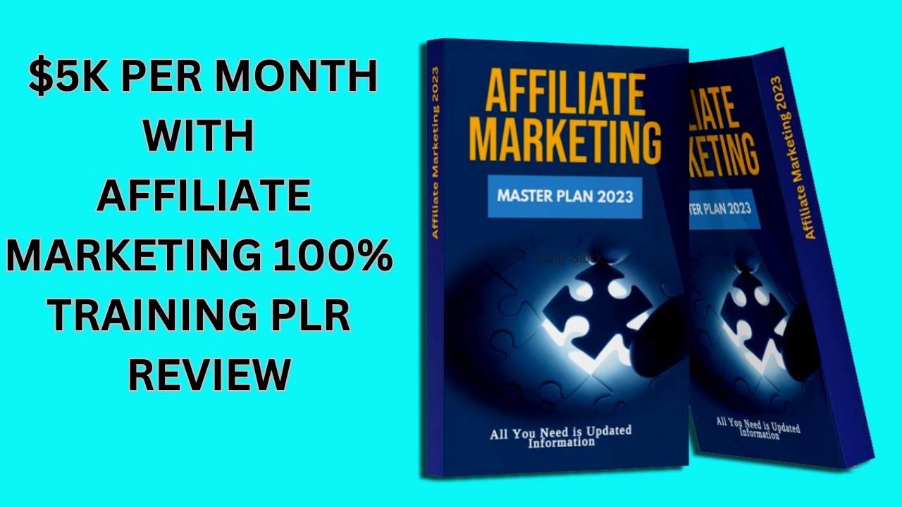 $5K PER MONTH WITH AFFILIATE MARKETING 100% TRAINING PLR Review UPDATED ...