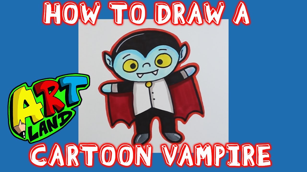 How to Draw a Cartoon Vampire