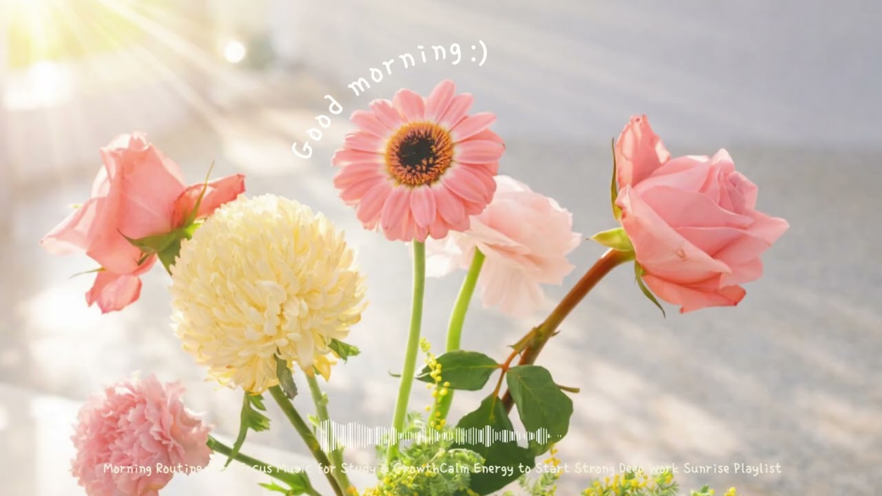 Morning Routine 🌼 | 웃으며 여는 하루의 시작 | Calm Focus & Productive Energy