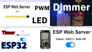 Top 3 project ESP32 | Top 3 amazing ESP32 | Timer and pwm webserver ESP32