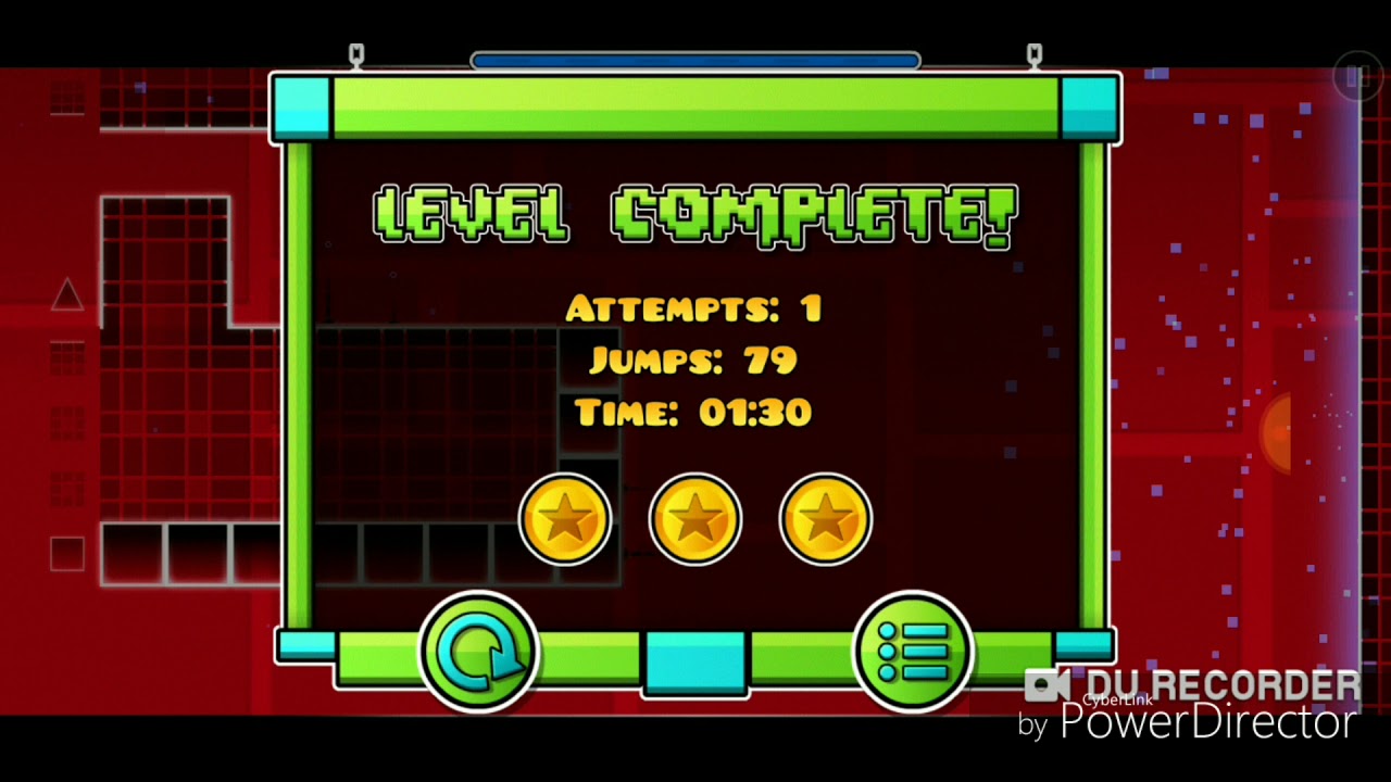 Geometry Dash Level 1 : Stereo Madness-All coins - YouTube