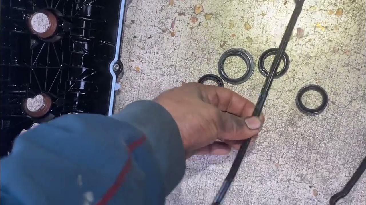 Valve cover gasket replacement 2012 Jeep Wrangler 3.6 v6 - YouTube