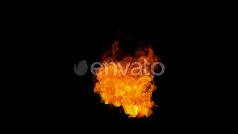 Fire Loop 4K | Motion Graphics - Envato elements