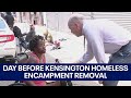 Kensington reacts ahead mayor parkers plan to remove homeless encampment