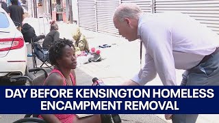Kensington reacts ahead Mayor Parker's plan to remove homeless encampment screenshot 5
