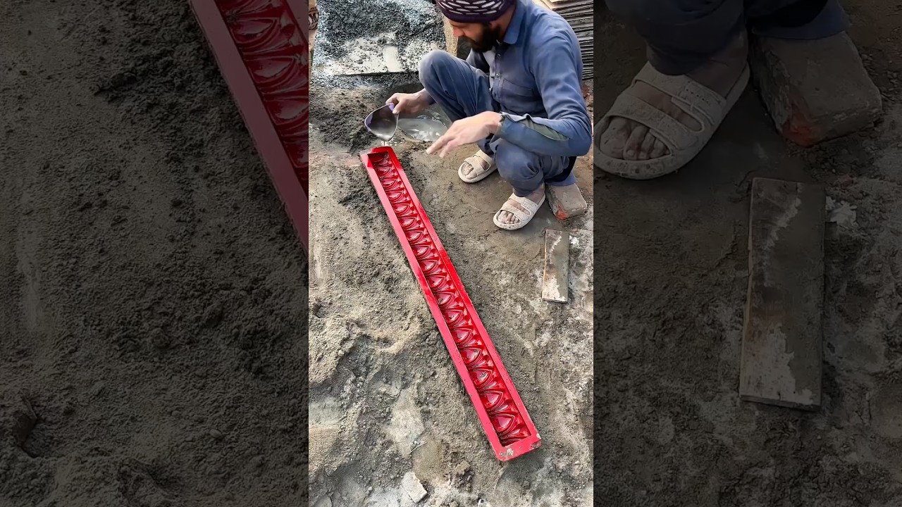Cement Decorative Border Manufacturing Process | Precast Cement Design