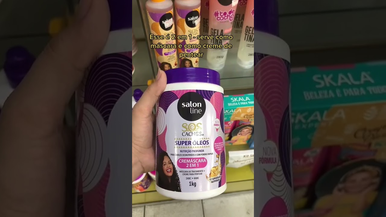 Melhores cremes Salon line para as cacheadas | Dicas cabelos Rotina capilar #cabelos #brasil