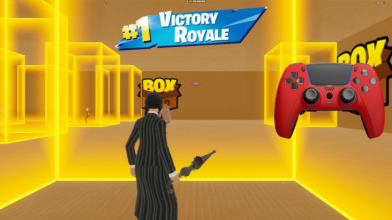 *NEW* WEDNESDAY ADDAMS SKIN Fortnite Box PVP PS5 Controller🎮Gameplay