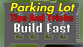 How To Build Parking Lots Fast In Minecraft