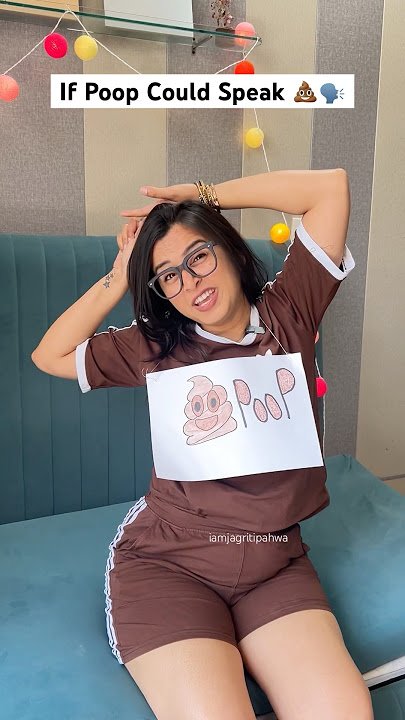 Poop as a Person💩 #poop #washroom #fart #jagritipahwa #badtiming