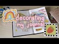 decorating my next journal (with my own stickers!)