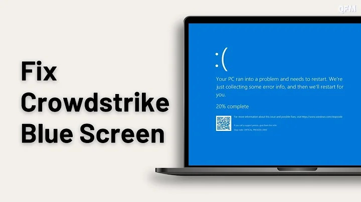 How To Fix Crowdstrike Blue Screen BSOD(How to Resolved Blue screen due to crowdstrike outage/error)