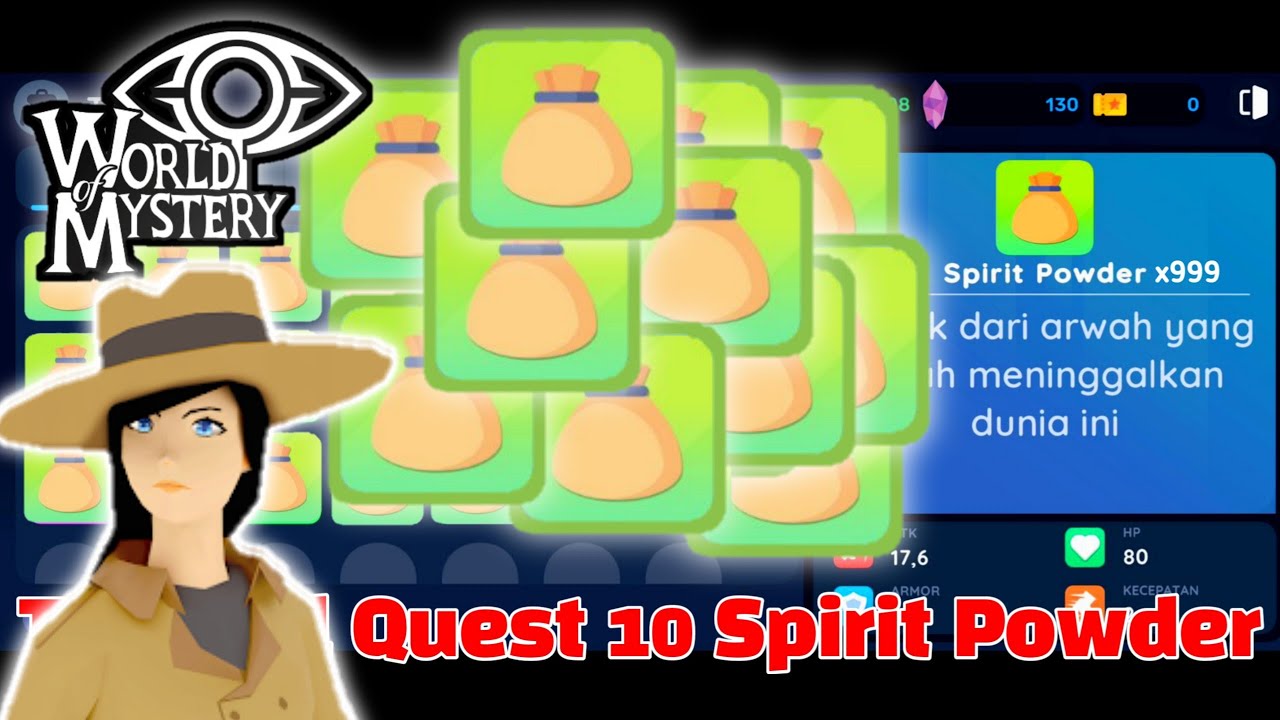 Cara Mendapatkan Spirit Powder Dengan Cepat - World of Mystery Gameplay ...