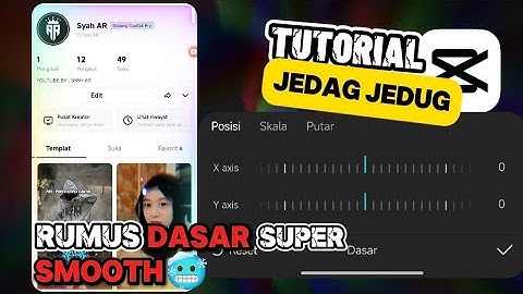 Tutorial edit jedag jedug tipis super smooth | terbaru 2025