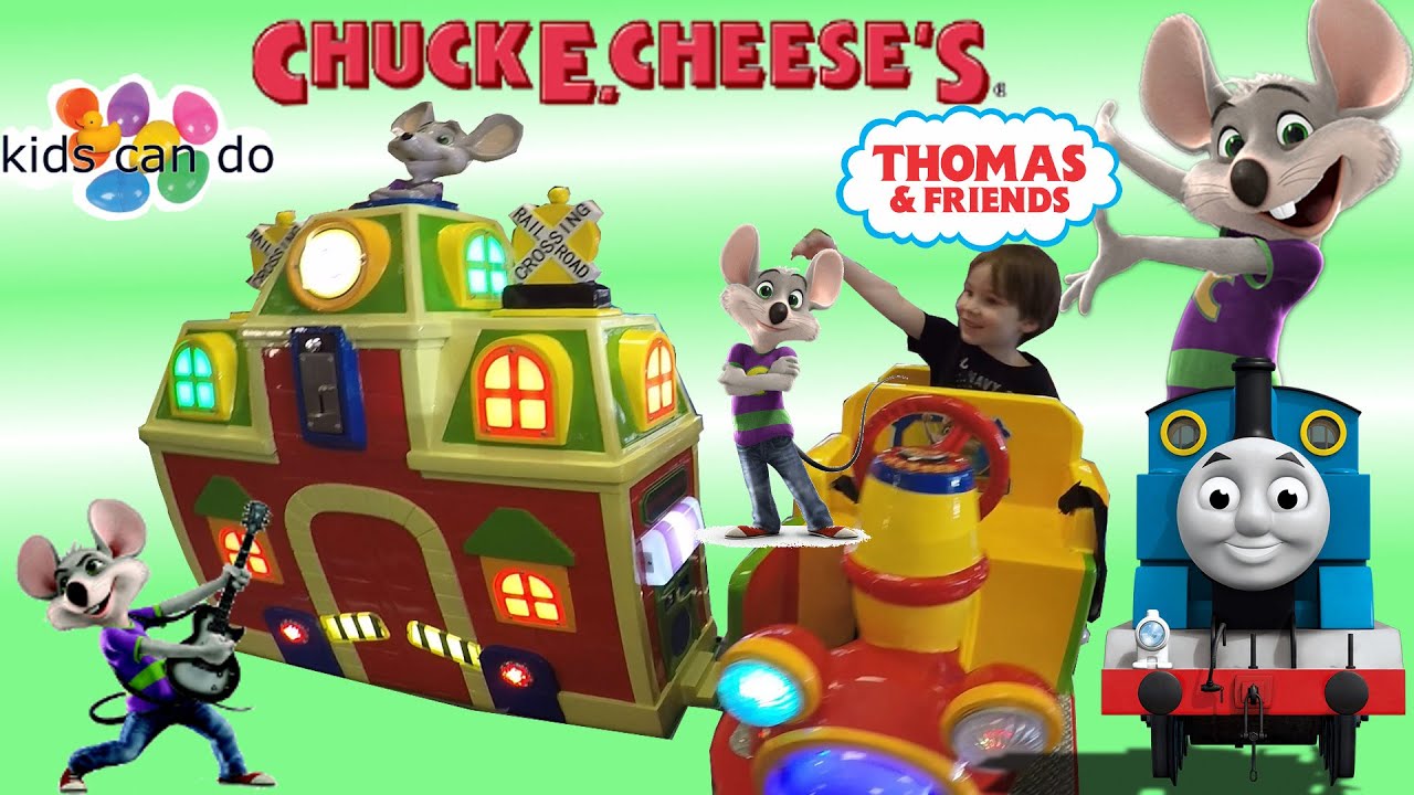 Join Caleb and Thomas the Train as they visit Chuck E Cheese together. 