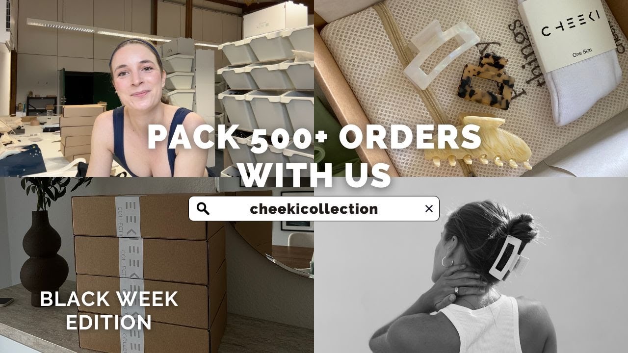 BLACK FRIDAY BESTELLUNGEN VERPACKEN | Cheeki Collection Haarklammer