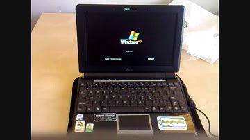 Eee PC 1000HA First boot