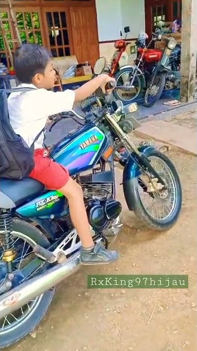 ANAK SD NUMPAK RX KING 97 HIJAU LANGKA#shorts #numpakrxking #premankecil