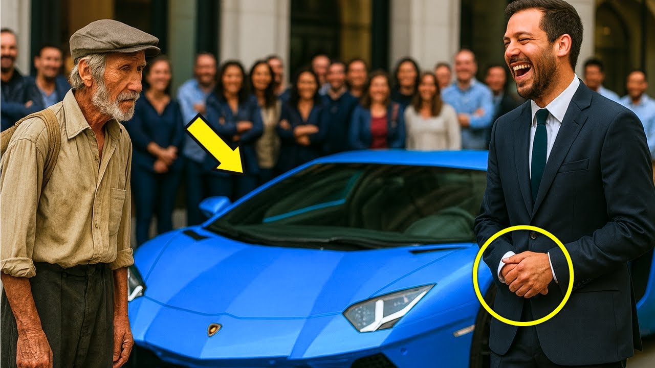 “¡TE DOY MI LAMBORGHINI SI LO ENCIENDES!” — EL MILLONARIO SE BURLÓ DEL VIEJO Y EL FINAL LO CALLÓ