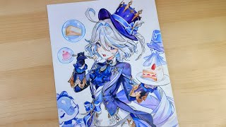 Speed Drawing - Furina | Genshin Impact