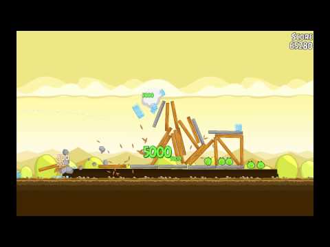 Angry Birds Mighty Hoax Level 2 18 Three Stars 