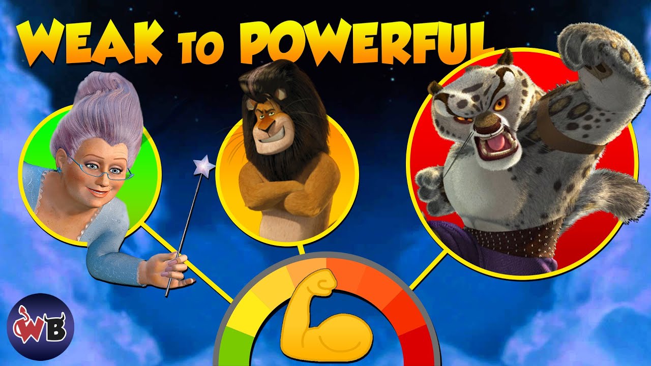 Dreamworks Villains: Weak to Powerful 💪